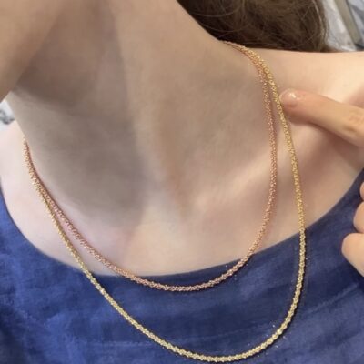 گردنبند خودکاری دو رج